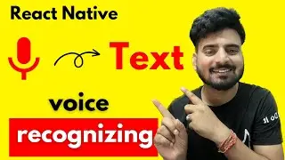 React Native Voice to Text Conversion 🔥 | Engineer Codewala