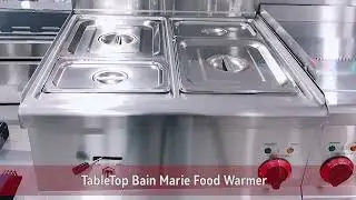 R&M 👨&zwj;🍳👩&zwj;🍳 Commercial Tabletop Bain Marie food warmer 🍲🥣 (Gas or Electric Optional)