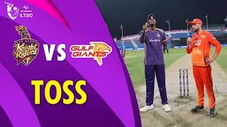 Toss | Abu Dhabi Knight Riders vs Gulf Giants | Match 19 | DP World ILT20 | M3Y1U