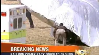 UFO-Like Balloon Grounded; Boy Missing