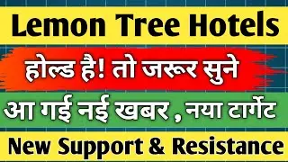 lemon tree hotels latest news / lemon tree hotels / share analysis / share news today / share target