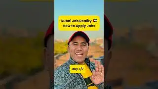 Day 3 of Dubai Job Reality Series 🇦🇪  #dubaijobs #jobsindubai