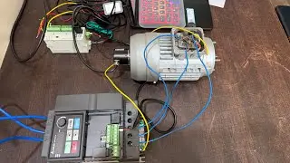 How to convert induction motor to servo motor 90% by using VFD delta plc # induction motors 