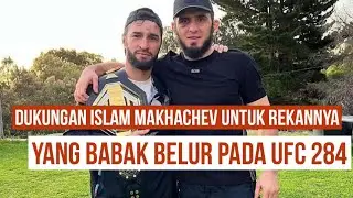 Islam Makhachev's support for his Battered Partner at UFC 284