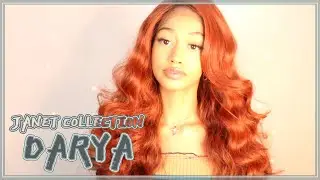 Glamourtress | Janet Collection Synthetic Melt Extended Deep Part Lace Wig - DARYA
