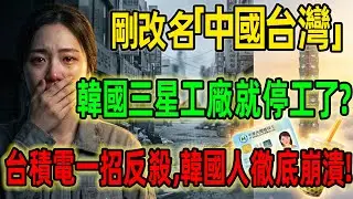剛改名「中國台灣」，韓國三星工廠就停工了？台積電一招反殺，韓國人徹底崩潰！「沒了台灣遊客，我們全是廢墟！」李在明跪舔北京惹眾怒，韓國店主崩潰：漢城淪為死城、三星恐斷供，台灣這招「無聲制裁」太狠了！