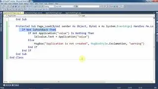 ASP.NET Tutorials - Concept of Application (Server SIde State Management Technique) with an example