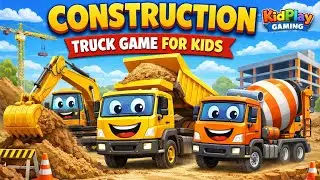 Construction Truck Game for Kids 🚧