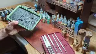 NEW!!! ULTIMATE Fantasy Dry Brush Texture Palette designed to fit The Army Painters Wet Palette