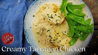 Creamy Chicken Tarragon | Elegant French Comfort in a Velvety Herb Sauce!