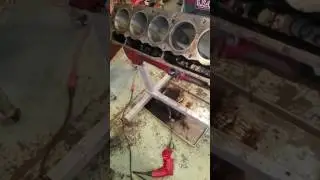 Prepping a slant 6 for new rings pt2 of 3