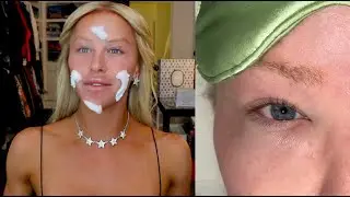MY CURRENT FULL GLAM MAKEUP ROUTINE feat. my infected eye