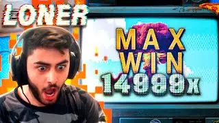 $10,000 PER SPIN PAID HIM A 15,000X MAX WIN ON LONER!