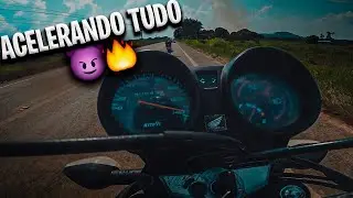 Acelerando tudo na titan 150 carburada