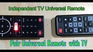 Independent TV 2 in 1 Universal Remote Pair with TV | Independent DTH