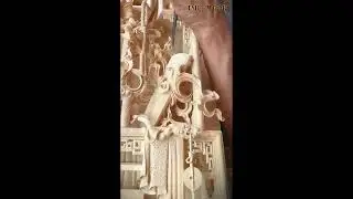 Wooden Lotus Vase &ndash; A Masterpiece of Exquisite Handcrafted Woodcarving