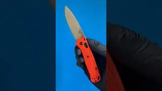Benchmade Mini Bugout 533 Knife Review ：Ultralight EDC Knives , Axis Lock, Orange Handle#edc