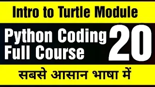 Python Coding Complete Course - Learn Python Online - Turtle Module in Python