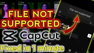 File not supported Capcut | capcut file not supported