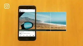 Как создать панорамную карусель в Instagram