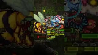How to Cheese Farm Queen Bee (Master Mode) | Terraria Boss Guide