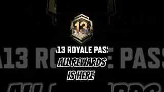 A13 Royal pass all Rewards is here 😲😲😲