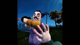 Hello Neighbor Is Crazy☠️ #helloneighbor #edit #viralshorts #like #valepro