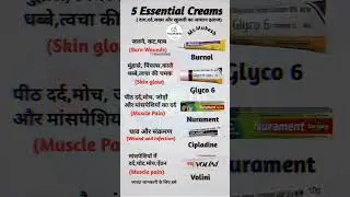 5 Essential Creams for Daily Skin & Pain Care | Must Know Uses