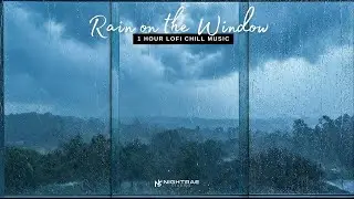 Rain on the Window 🌧️ | 8 Hours Rain Sounds (No Music) | Projector Friendly Sleep Ambience