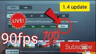 🔴🔴 90 fps 1.4 update pubg mobile live proof no click bait 🔴🔴 #pubmobile #90fps