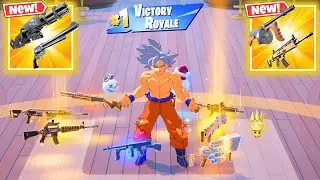 GOKU ULTRA INSTINCT vs NEW MYTHIC'S CHALLENGE (NEW!! Fortnite Chapter 7 Season 1)