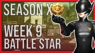 Fortnite - SEASON X Week 9 Battle Star Location! + Loading Screen