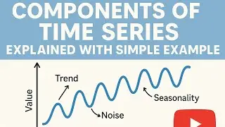 Components of Time Series Explained with Simple Examples | Trend, Seasonality, Cyclic & Noise