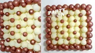 Balloon Wall DIY | How To | Tutorial , Easy Balloon Wall Backdrop