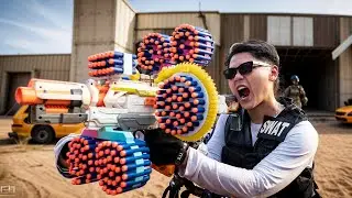 LTT Films : Elite Warrior Team Silver Flash Nerf Guns Fights Tiger Mask Crime Group Who Will Win