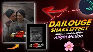 😎New Alight Motion Hard Status Video Editing ❤️Beat Sync Video||  Shake Effect Status