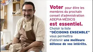 Elections CA ADEPIA-MEDICIS, liste D&eacute;cidons Ensemble