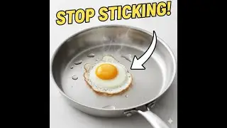 Cook Eggs on Stainless Steel