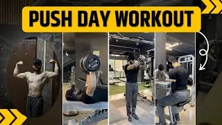 Full Push Day Workout for Aesthetic Chest & Shoulders | Build Muscle Fast #builtbymehrabi #shorts