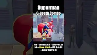 *Patched* Superman True 0-Death Combo Tutorial #multiversus #shorts #superman  #combo #gaming