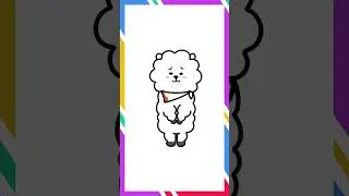 RJ BT21 &ndash; Easy Cartoon Drawing Tutorial