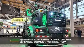 Agritechnica 2025: KRONE, Kubota, Lindner, Versatile, Zoomlion, GRIMME & ROPA &ndash; starke Neuheiten! 🚜🔥