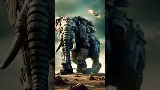elephant vs army tank fusion shorts video #aifusionshorts #viral #tank #elephant #hauntedhorizons