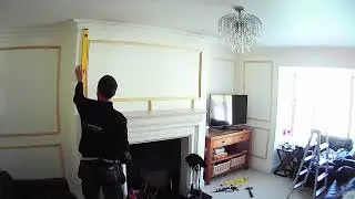 Transform Your Fireplace! Picture Frame Moulding Trim Installation