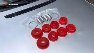 How to install Rear Sub Frame Poly Bushings Kit For BMW E46 X3 E83