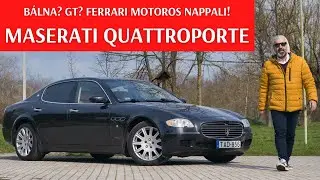 Modern klasszikus: a Maserati Quattroporte 🇮🇹 egy Ferrari motoros örömautó az egész családnak.
