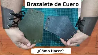 C&oacute;mo hacer Mu&ntilde;equera de Cuero-Estilo Medieval