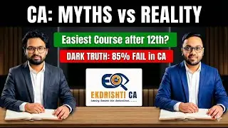 Why 85% fail in CA | Is CA the Best Course after 12th | CA Foundation | How to score 80+ in CA |