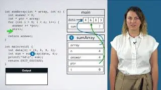 Array Access with Pointer Arithmetic - Pointers, Arrays, and Recursion