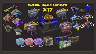 (TF2) Unboxing 17 Random Crates. (1 Unusual and 1 Elite Grade)